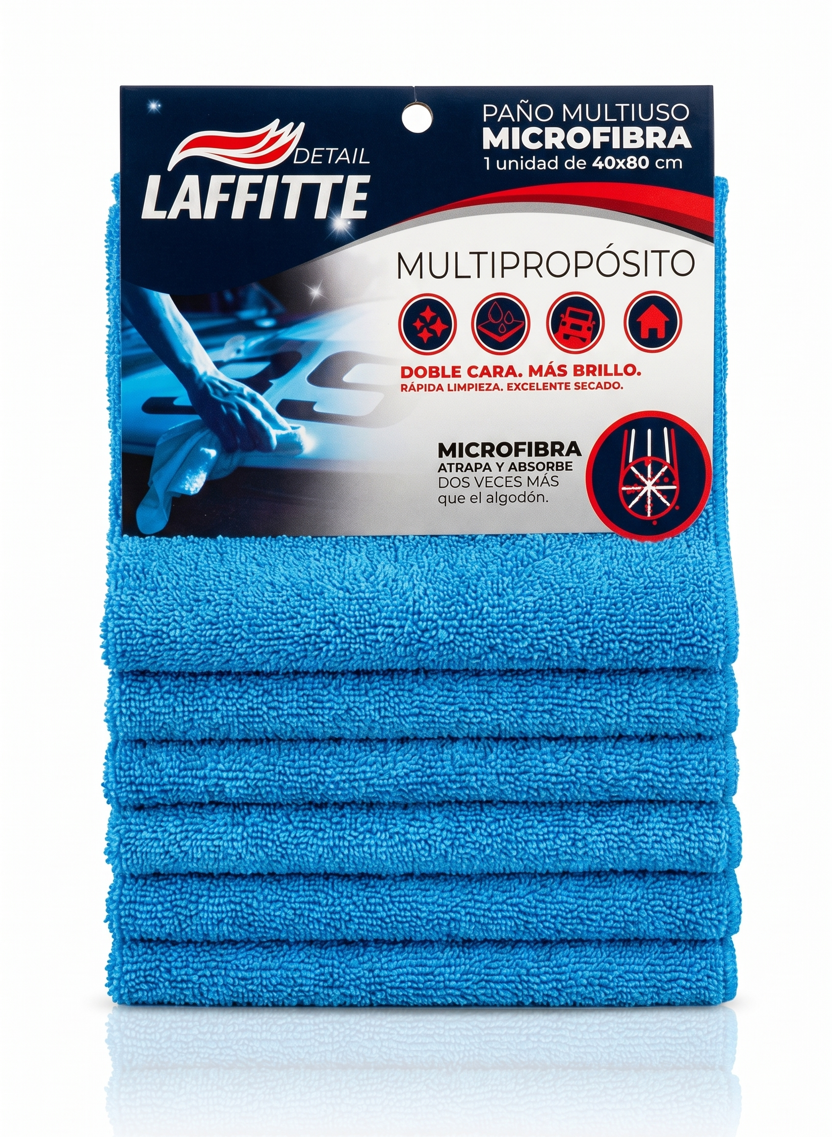 Microfibra Laffitte 80x40